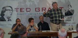 Homenaje a Ted Grant en Londres