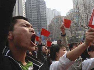 trabajadores enfadados china