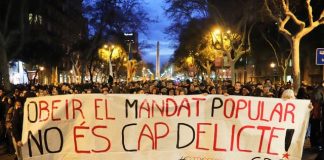 ¡Por un Frente Antirrepresivo Republicano en Catalunya y el Estado español! ¡Fuera el régimen del 78!