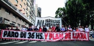 Sin plan de lucha sigue el ajuste: Impulsemos el paro desde las bases