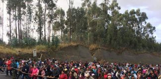 Ecuador: levantamiento obrero-campesino, el gobierno abandona la capital