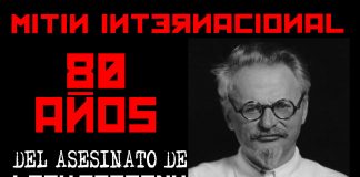 Mitin internacional por el 80 aniversario del asesinato de León Trotsky