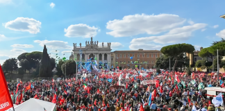 Italia: protesta del 16 de octubre en Roma: una respuesta masiva a la provocación fascista