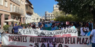 La Docencia se planta en Salta y continua su plan de lucha