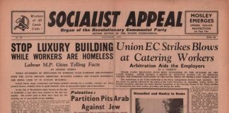 Una bandera limpia: los trotskistas británicos se opusieron a la partición de Palestina en 1948