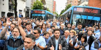 Rosario: ¡Bang bang! ¡Los que caemos somos los trabajadores!