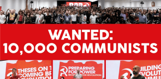 Gran Bretaña: congreso fundacional del PCR – ¡se buscan 10.000 comunistas!