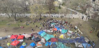 El movimiento de campamentos de solidaridad con Palestina llega a Canadá