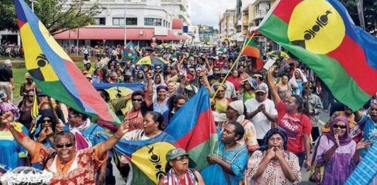 ¡Contra el imperialismo francés! ¡Por la autodeterminación canaca!