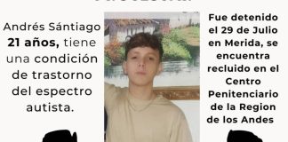 Venezuela: Condenamos el traslado arbitrario de Andrés Sánchez a la cárcel de Tocorón