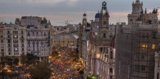 Masiva manifestación contra la actuación criminal de la Generalitat valenciana – ¡Huelga general en el País Valencià para forzar la caída de Mazón!