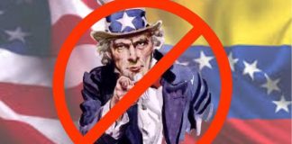 ¡Fuera el imperialismo yanqui del Caribe y América Latina! ¡Manos fuera de Venezuela!