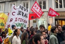 La huelga general paraliza Portugal