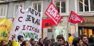 La huelga general paraliza Portugal