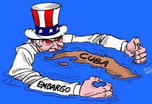 ¡Obreros del mundo, levantaos para defender a Cuba!