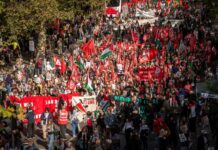 Gran Bretaña: 700 comunistas desafían la represión del Estado para decir: «¡Para que Palestina viva, el imperialismo debe morir!»