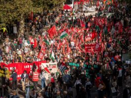 Gran Bretaña: 700 comunistas desafían la represión del Estado para decir: «¡Para que Palestina viva, el imperialismo debe morir!»